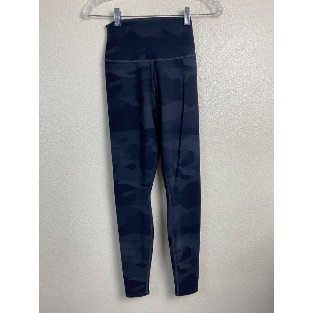 Alo Womens Yoga High Rise Camo Leggings Size XS Athletic Activewear Green